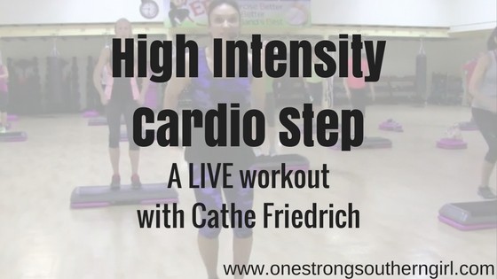 Cathe Live Review High Intensity Cardio Step Live