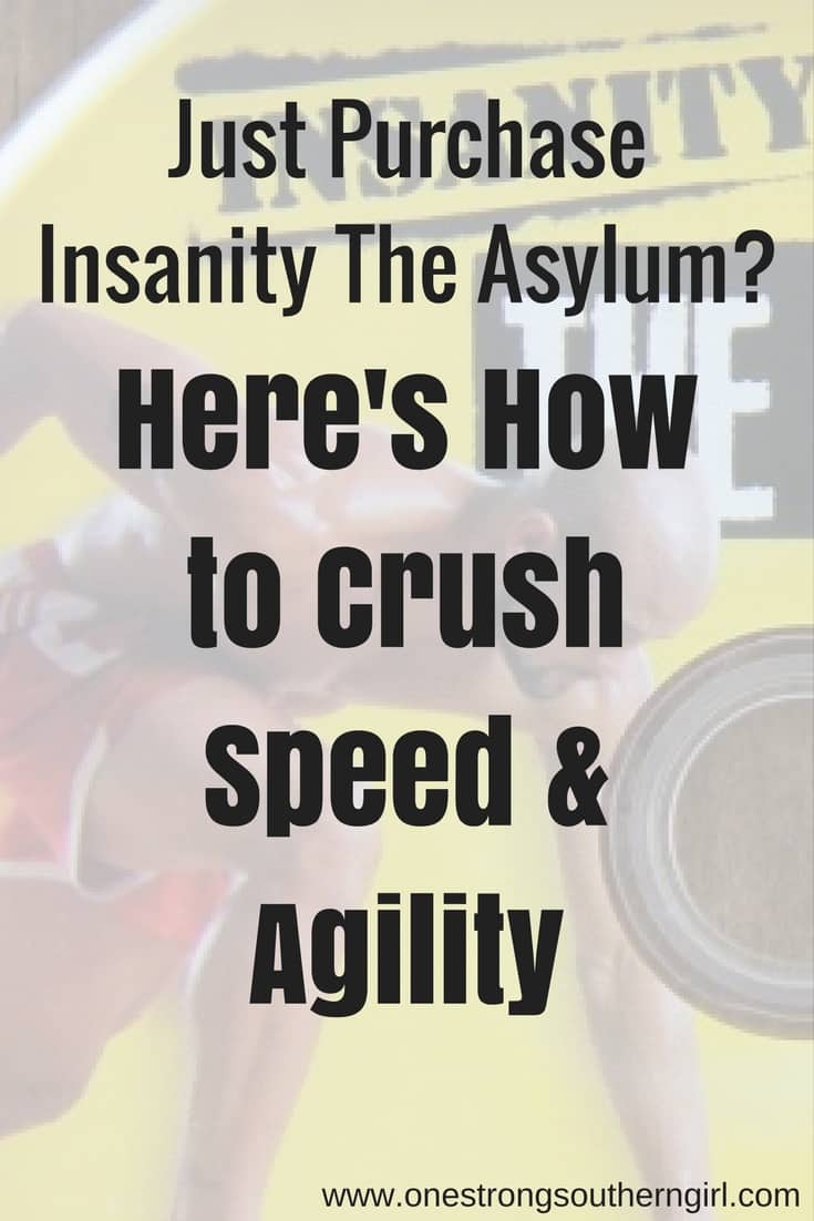 the cover art of the Insanity Asylum speed and agility workout video