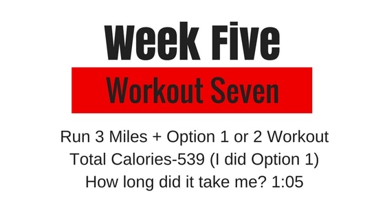 the week 5 workout 7 option for my Tough Mudder training template