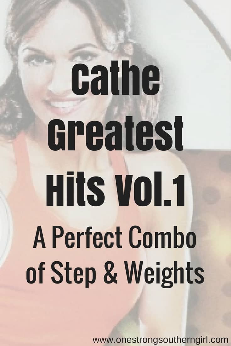 the cover art from the Cathe Greatest Hits Vol. 1 Step workout