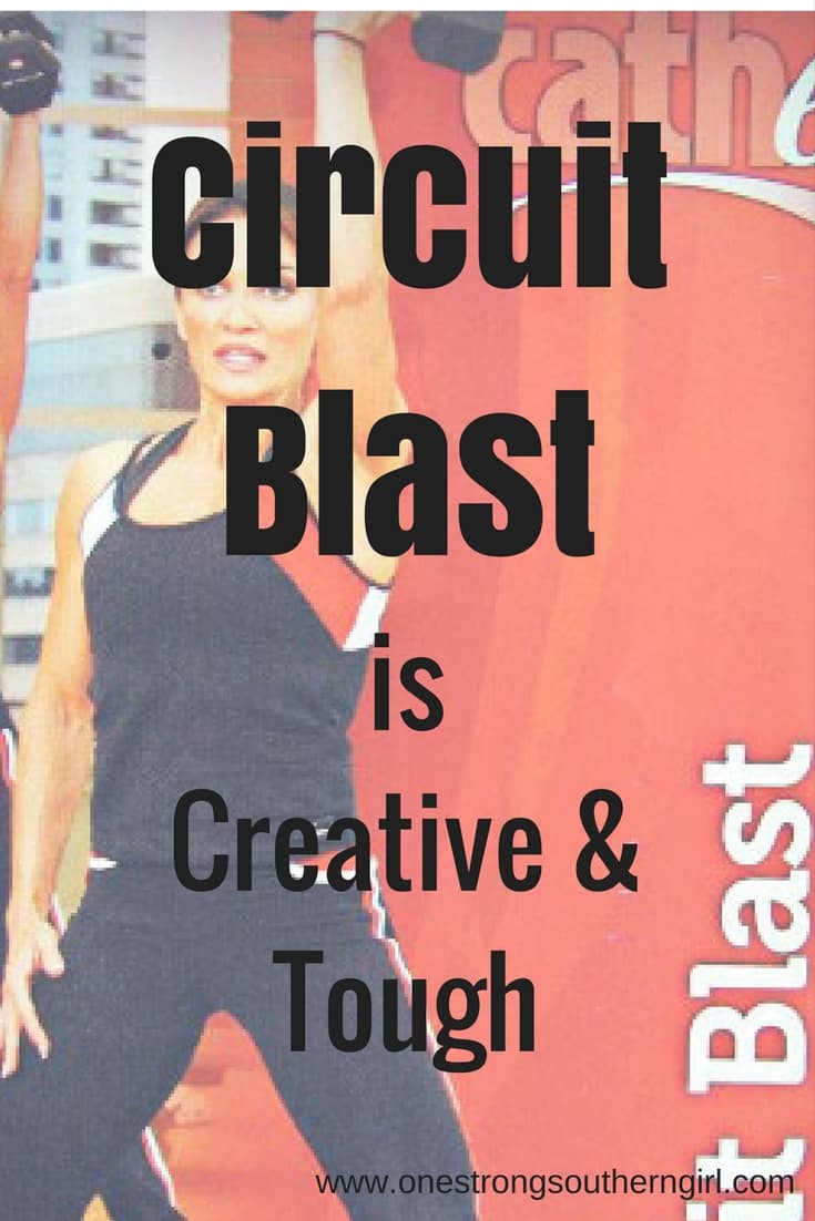 Cathe Friedrich on the cover of the Circuit Blast video