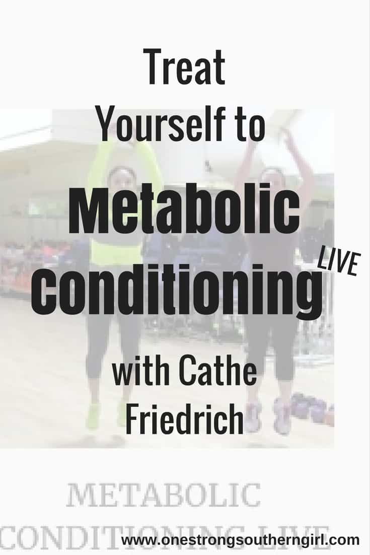 a screen shot from the Metabolic Conditioning Live workout