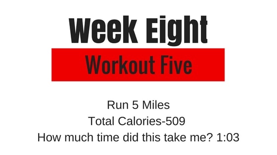 the week 8 workout 5 Tough Mudder training option