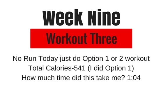 the week 9 workout 3 Tough Mudder training options