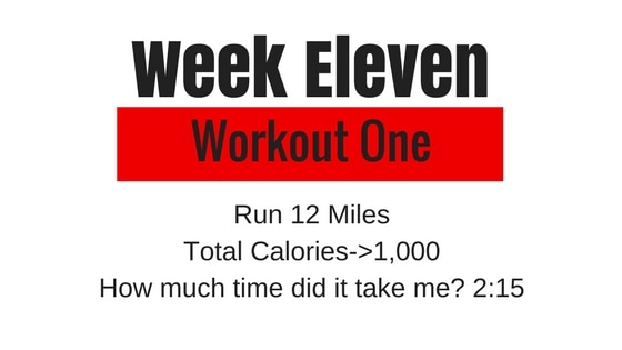graphic for TM training template week 11 workout 1