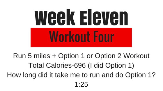 the workout schedule for tough mudder training week 11 workout 4
