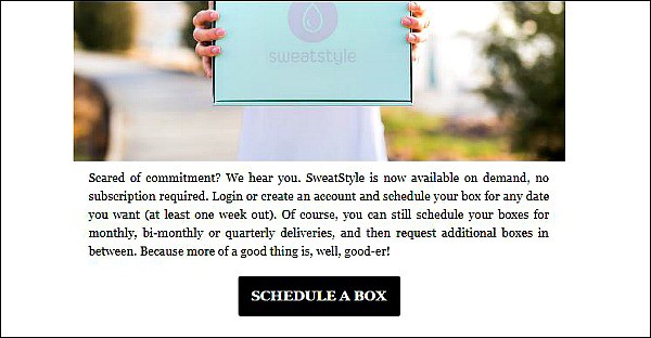Now you can get Sweatstyle on Demand