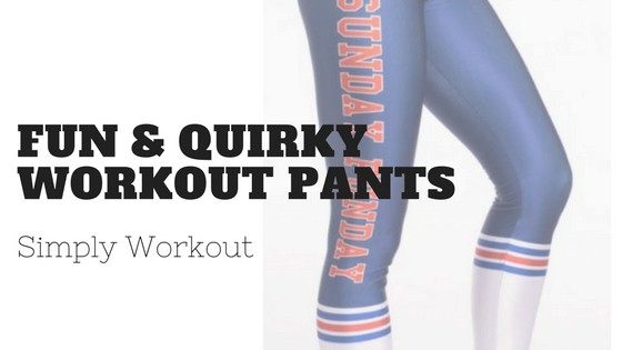 Simply Workout has fun and quirky athletic leggings