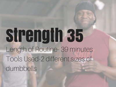 a breakdown of Strength 35 from Shift Shop 