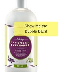 a bubble bath the the perfect gift for a woman who exercises 