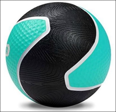 a medicine ball is a fun fitness gift for a woman