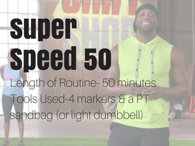 what are the deluxe workouts in Shift Shop-Super Speed 50
