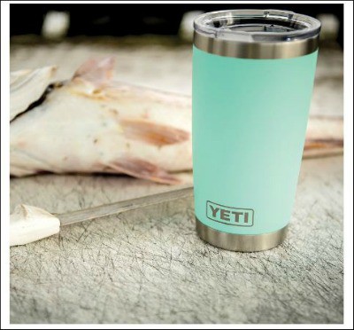 a yeti thermos is an exciting exercise gift for a woman