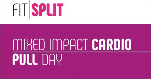 Fit Split Mixed Impact Cardio Pull Day