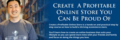 an image of the Create a Profitable Online Course above the fold image