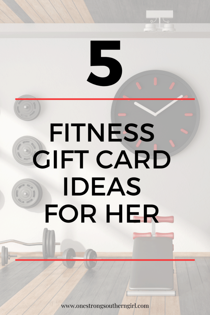 5 Fitness GIFT CARD Ideas for HER (2020)