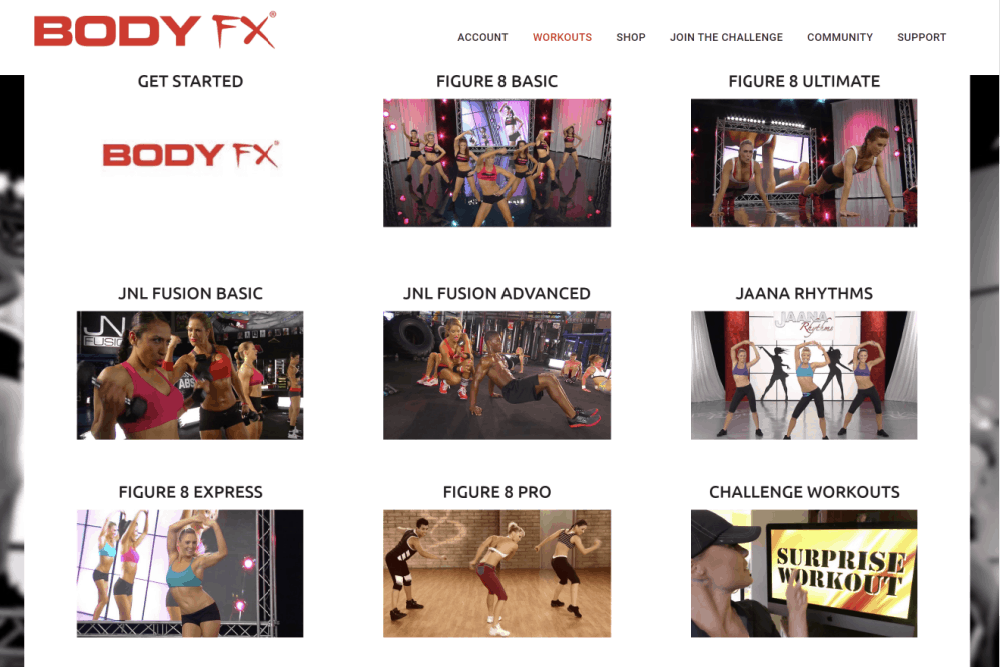 Body FX workout library