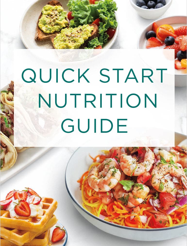 quick start nutrition guide cover by Beachbody